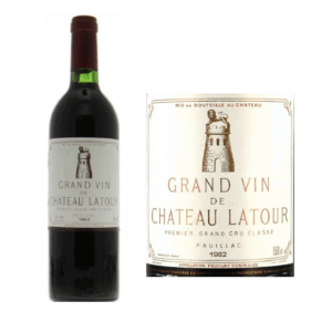 Chateau Latour 1982 (RP100) Robert Parker's Wine Advocate 100 James Suckling 98 Wine Spectator 9